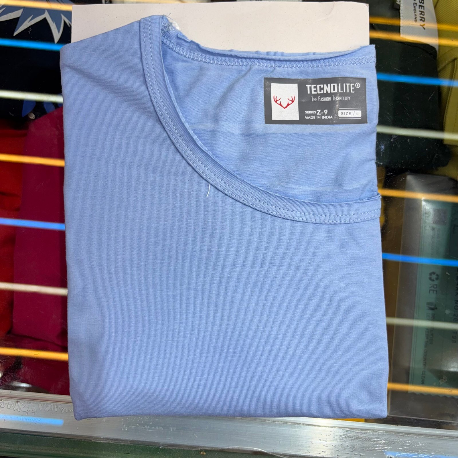 Round Neck Cotton T-Shirt - Image 7