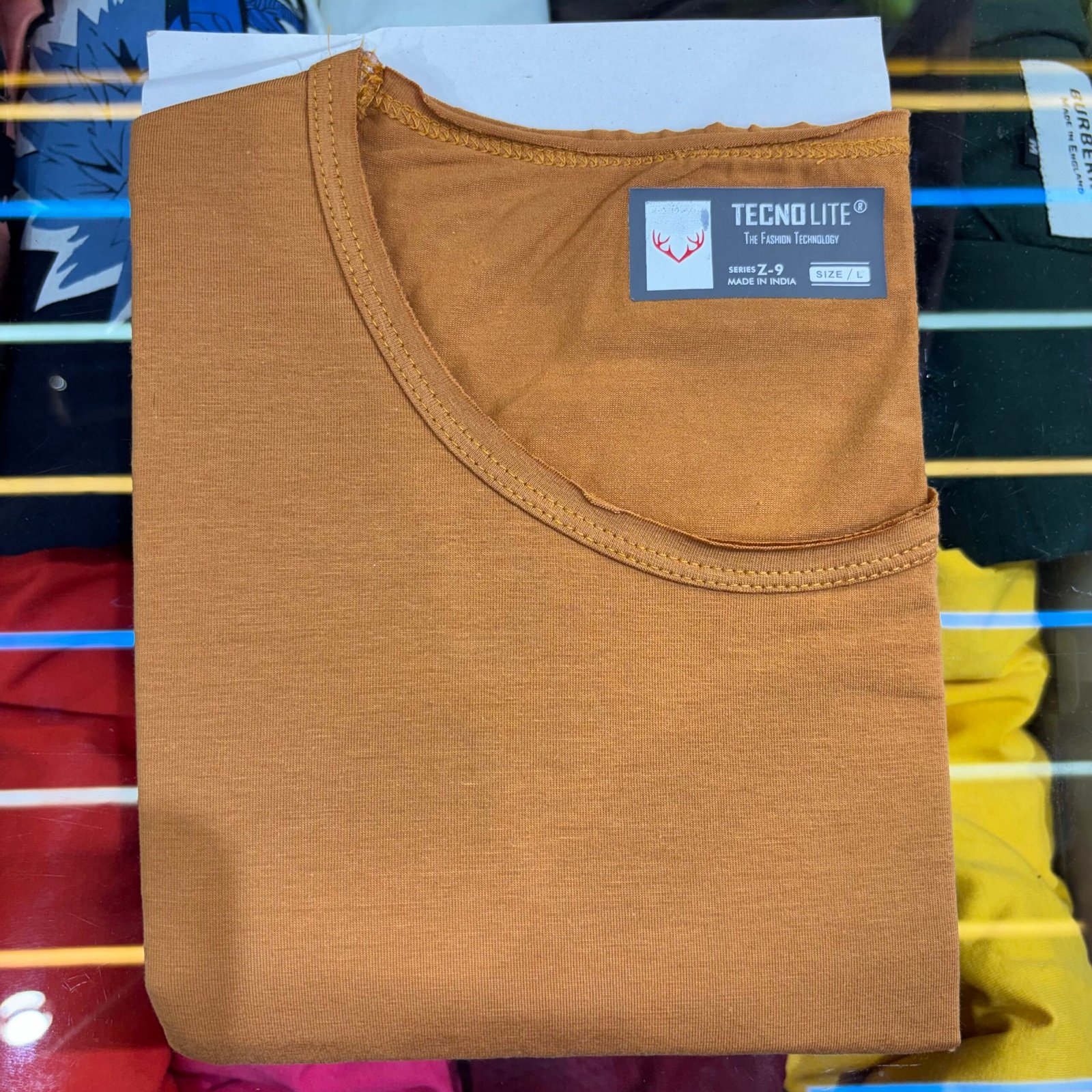 Round Neck Cotton T-Shirt - Image 5