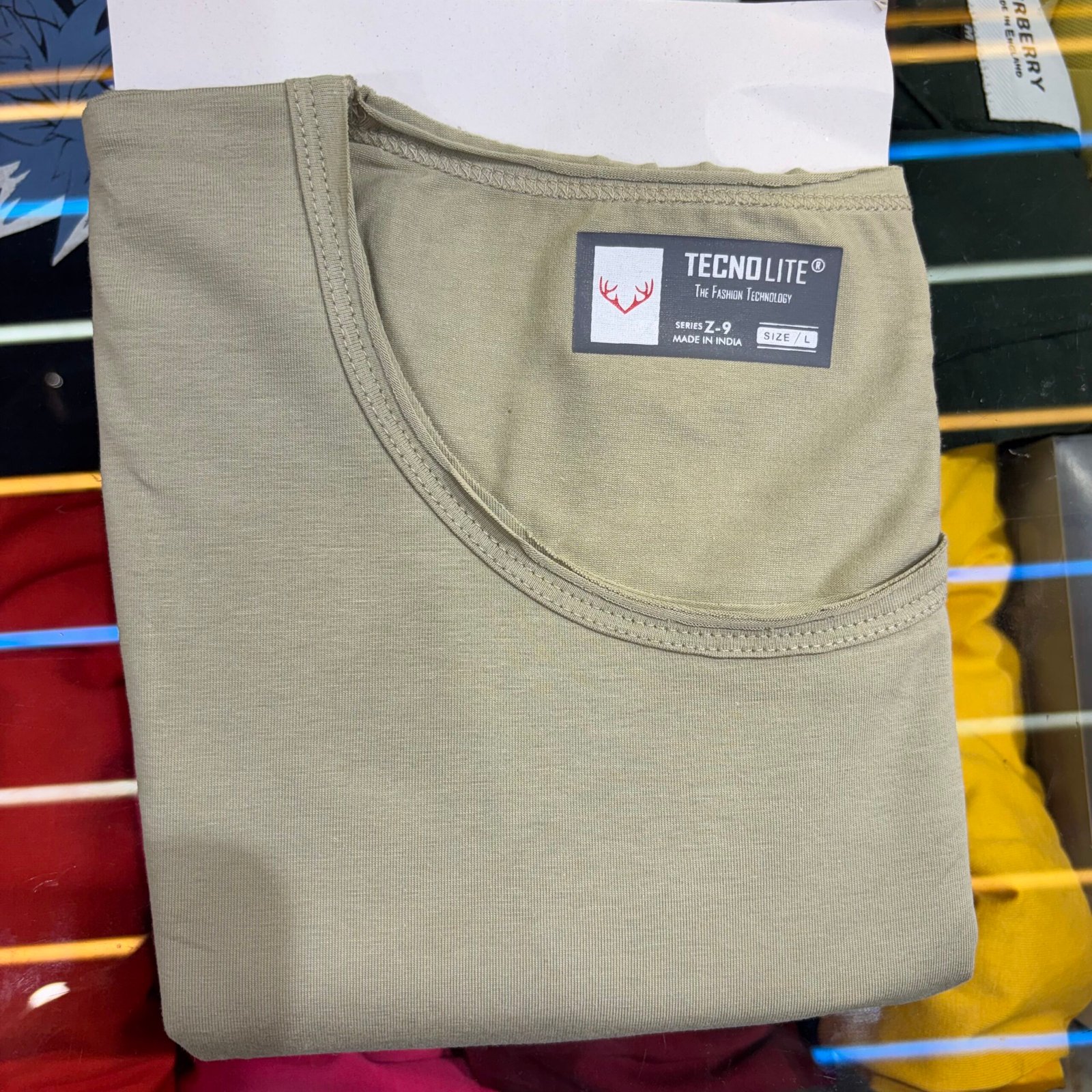 Round Neck Cotton T-Shirt - Image 2